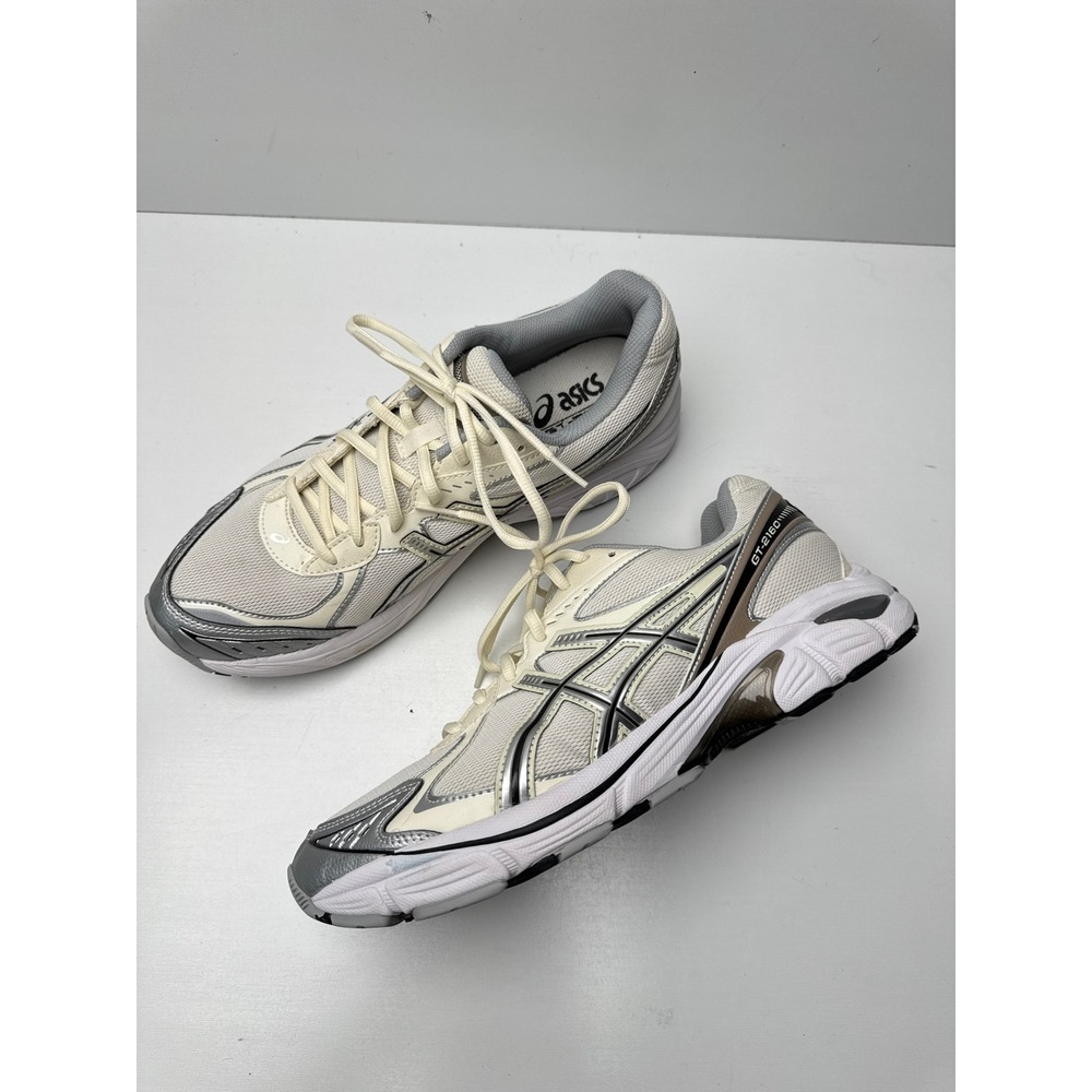 ASICS GT-2160 Cream Pure Silver Mens Running Shoes 1203A320 Size 11